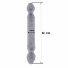 1pc New Women's Faux Rabbit Fur Cross Tie Neck Warmer, Soft Fluffy Thick Warm Winter Scarf, Solid Color Comfortable Neck Protector, Suitable For Daily Wear - Multicolor - View 4