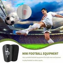 1 Pair Of Mini Football Shin Guards, Designed For Outdoor Sports Training, Featuring Wear-Resistant/Strong/Durable Material Suitable For Both Students And Adults, With A Compact Size - Multicolor - View 8