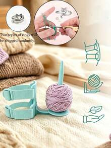Portable Clip-On Yarn Holder, Rotatable Yarn Ball Holder With Adjustable Strap, Anti-Tangle Yarn Dispenser, Suitable For Knitting And Crochet, Desktop Mount DIY Craft Supplies, Perfect Gift For Knitting Enthusiasts - Multicolor - View 4