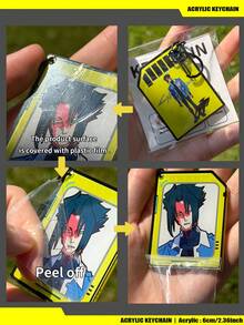 Faithful Replica Of Cyberpunk2077,Cyberpunk Keychain,TaliaYang/D/WeakKingsley/RomanCaeax,2D Acrylic Keychain - Double-sided Acrylic - View 2