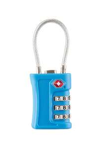 Khóa số TSA kết hợp cho tủ đựng hành lý và tủ đồ gym, cáp thép nhiều màu, khóa móc ổ khóa số kết hợp hải quan - Nhiều màu - Xem 14