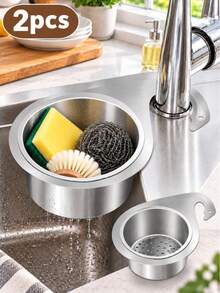2pcs Swan Shaped Sink Strainer Basket, Stainless Steel Sink Filter Strainer - View 13