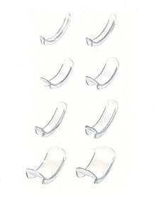 Resin Ring Adjuster. Invisible Ring Size Spacer For Loose Rings; Fits All Finger Sizes. Invisible Ring Size Adjuster-Available In Various Sizes-Offering Comfort And Protection. Adjustable Transparent Tightener; Ring Adjuster For Women. - Multi-color 2 - View 7