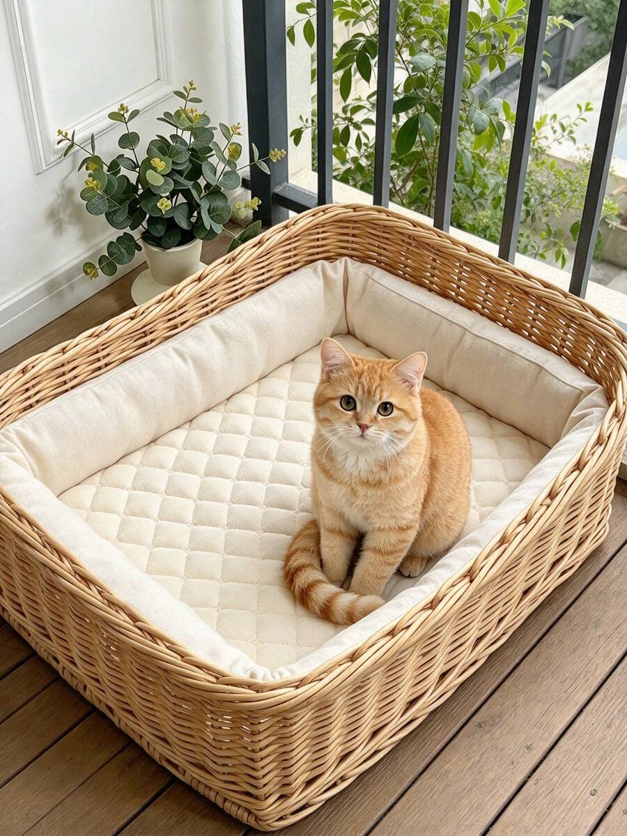Alas Kasur Hewan Peliharaan yang Dapat Digunakan Kembali dan Dicuci, Alas Kasur Hewan Peliharaan, Alas untuk Buang Air Kecil - 4 Lapisan Tahan Air dan Menyerap, Cocok untuk Hewan Peliharaan Kecil/Sedang/Besar, Anjing dan Kucing, Pelatihan dan Latihan Buang Air, Jaga Hewan Peliharaan Anda Tetap Kering dan Nyaman - Putih - View 1