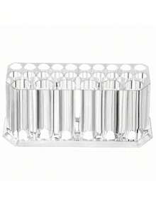 26-Slot Nail Brush Storage Rack, Desktop Eyeliner And Makeup Brush Organizer, Acrylic Makeup Brush Holder, Display Stand, Nail Tool Accessories, Makeup Storage, Room Decor - Multicolor - View 6