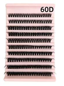 200 Clusters Natural Style DIY Eyelashes, Different Lengths, Soft Thick Double Layer Lower Lashes, Suitable For Daily Use And Travel Makeup - J - View 9