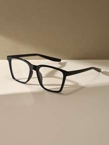 1pc Unisex Square Eyeglass Frame, Fashionable Non-Prescription Glasses, Suitable For Daily Wear. - Multicolor - View 2