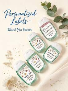 Customized Hand Soap Label Stickers, Suitable For Baby Shower, Graduation, Wedding, Bridal Shower, Coming Of Age, Birthday, Holiday Party And Other Occasions - Multicolor - View 2