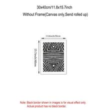 1/3pcs Black White Geometric Canvas Wall Art Set Boho Pattern Abstract Line Prints, Bold Modern Minimalist Wall Decor For Living Room Bedroom Office, Chic Artwork Gift For Family & Friends Unframed Unframed - Pattern - View 10