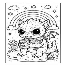 1 Adult Coloring Book Scary Mysterious Forest Adult Coloring Pages, Mythical Monster Illustrations, Halloween And Birthday Gift Suitable For Teens And Adults - Mystical Creature Forest - View 9