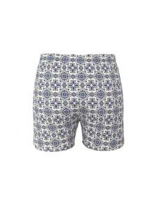 4pcs Men's Printed Boxer Briefs, Casual Home Shorts, Comfortable Breathable Elastic Fabric Underwear - Multicolor - View 7