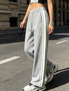 Women's Long Pants, 2 Colors Available, Suitable For Outdoor Travel, Daily Commute, Street Photography, Outfit Gift For Girlfriend And Best Friend - Grey - View 4