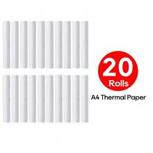 A4 Thermal Sensitive Printing Paper Roll, Thickened Quick-Drying Inkless Paper For Portable Printers, Christmas Retail Receipts, Halloween Event Coupons, Business Invoices, Office & Retail Labels, Compatible Refill Paper Only - View 22