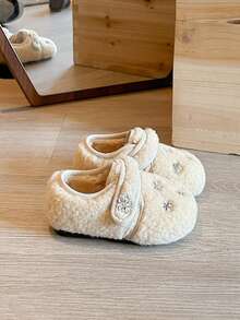 New Arrival: Girls' Retro Ankle Boots With Large Bow Tie & Buckle Smooth Synthetic Upper, Easy Zip Closure, Cute Elegant Style For Daily Outfit - White - View 5
