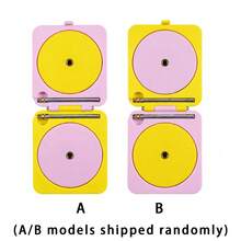1pc Macaron Spinning Yarn Storage Rack, Fresh Style Dual Axis Yarn Rack, Foldable Portable Yarn Shaft, Lightweight And Durable, Suitable For Crochet Knitting, Home Hand Knitting, Outdoor DIY, And Handmade Studio (A/B Models Shipped Randomly) - Yarn Spool - View 6