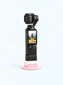 Cute Silicone Base For Pocket 4/4P/3 - A Soft, Stable, And Non-Slip Stand That Is Compact, Convenient, And Ready To Use; Designed Not To Block The Charging Port, It Is An Essential Accessory For Your Handheld Gimbal Camera. - View 5