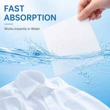 500/200/100pcs Laundry Color Catcher Sheets, Anti-Dyeing Fabric Dye Trapping Paper, Prevents Clothes Color Transfer & Cross-Staining, Absorbs Loose Dye In Washing Machine, Suitable For Home, Dorm And Travel Laundry Use - Multicolor - View 10