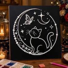Pearl Painting Set, 7.8X7.8 Inches, Suitable For Adults And Beginners, Contains Pearl Beads, Holiday Wall Decoration, Home Decoration, With Inner Frame - Sets - View 1