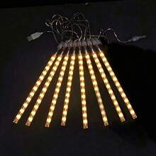 LED Meteor Shower Lights USB Powered Waterfall Lights Christmas New Year Garden Yard Wedding Party Holiday Decoration Lights - USB Meteor Shower Light - View 13