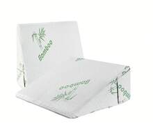 GC Gaveno Cavailia Memory Foam Wedge Pillow – Inclined Support Cushion For Bed, Reading & Relaxing - Creamy White - View 3