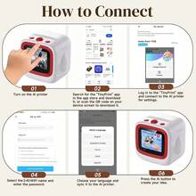 AI Voice Mini Printer, AI Voice Sticker Printer With Preview Screen, Thermal Printer With 6 Art Modes, Perfect For Pictures, Doodles, Study Notes, DIY Crafts & Creative Gifts - Multicolor - View 4