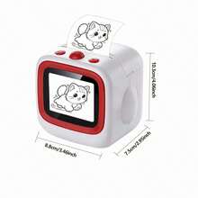 AI Voice Mini Printer, AI Voice Sticker Printer With Preview Screen, Thermal Printer With 6 Art Modes, Perfect For Pictures, Doodles, Study Notes, DIY Crafts & Creative Gifts - Multicolor - View 2