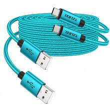 2 sợi cáp sạc nhanh 60W USB sang Type-C, sạc điện thoại, đồng bộ dữ liệu tốc độ cao, dành cho MacBook Air/Pro, iPad và các thiết bị khác - màu xanh lá - Xem 9