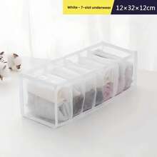 1/3pcs Underwear & Socks Storage Organizer, 11-Grid Mesh Closet Storage Box, Socks & Leggings Divider Box, Foldable Drawer Organizer, Bedroom Accessory, Home Storage Rack, Home Organization - Multicolor - View 20