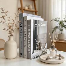 2/3pcs Home Fashion Realistic Book Decor, Luxury Decorative Books, Living Room Decor, Home Decor, Coffee Table Books, Modern Fashion Decorative Books, Stackable Display Books, Hotel Decor, Gift - Decor Book - View 7