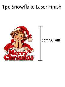 1/2/5 miếng nhãn dán đa năng trang trí DIY, nhãn dán hoạt hình cho sổ kế hoạch, nhãn dán niêm phong trang trí, nhãn dán Giáng Sinh - Một cỡ - Xem 6