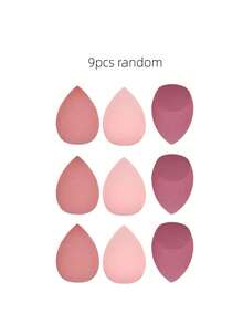 12-Pack Absorbent Makeup Sponges, Latex-Free, Highly Absorbent Polyurethane Makeup Sponges, Suitable For Liquids, Creams, And Foundations, Multi-Color Options - Multicolor - View 13