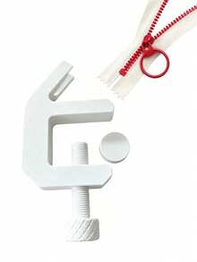 Zipper Installation Aid, Zipper Pull Jig, Zipper Head Fixer, With 20cm Zipper, Multi-Functional Zipper Installation Tool, Quick Zipper Head Clamp, Sewing Zipper Fixture, DIY Clothing Sewing Zipper Head Fixture, Household Sewing Accessories, Suitable For Clothing Zipper Accessories - Multicolor - View 13
