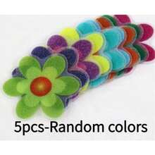 10/5 Pcs Different Sizes Flower Bathtub Non-Slip Stickers Decoration - A - View 13