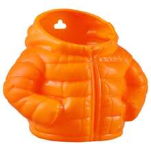 1pc Down Jacket Style Wall-Mounted Pen Holder, No-Drill Wall Storage Pen Rack, Fun Plastic Stationery Storage Tube - Multi-color - View 7