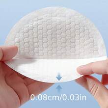 Bantalan Payudara Anti-Meluap Sekali Pakai Sederhana Ultra Tipis/Ringan Lembut Tanpa Jahitan untuk Menyusui/Perjalanan/Perlengkapan Perjalanan/Sekali Pakai/Bahan Non-Anyaman/Cocok untuk Semua Jenis Kulit/Berenang/Perlengkapan Pasca Melahirkan - View 3