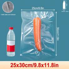 100/500pcs Transparent Embossed Texture Vacuum Sealer Bags, PE Nylon Breathable Food Storage Bags For Home And Commercial Use, Suitable For Meat, Seafood, Grains, Nuts, Dried Fruit, Medicine, Fresh Food Storage In Kitchen - Clear - View 43
