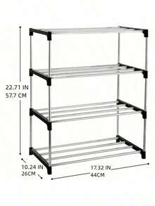 Multi-Layer Dust-Proof & Waterproof Shoe Rack, Small Space Shoe Storage, DIY Assembly Design, Sturdy & Stylish, Portable. Easy Installation & Disassembly, Suitable For Room Shoe Organization, Shoe Tidying, Shoe Storage - View 12