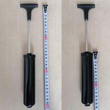 8 Inch Air Pump Sports Outdoor Team Sports Accessories Inflatable Device Accessories 7-Piece Set Combination Basketball Football Volleyball Inflatable Equipment Air Pump Inflatable Cylinder Includes Multiple Accessories Also Suitable For Small Balls Balloons Inflatable Animal Yoga Balls Portable Air Pump - Black - View 3