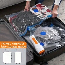 2合1真空泵，具備真空吸氣與充氣功能，便攜式設計，適用於游泳池浮床、充氣床墊、充氣床、游泳圈、充氣墊與玩具，亦可用於真空收納袋與衣物整理，居家理想選擇 - 彩色 - 查看 7