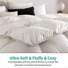 Duvets & Down Comforters - 1pc White down Duvet 205*233cm - View 6