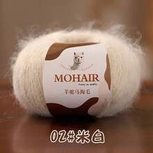 10pcs Alpaca Mohair Knitting Yarn,Light Fluffy Thin Yarn For Handmade Sweater,Shawl,Scarf Crochet DIY Craft - 10 Pack - View 29