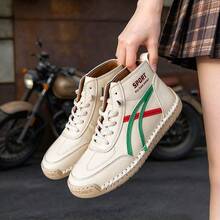 New Women's Breathable Slip-On Soft Sole Walking Sports Casual Shoes - Beige - View 4