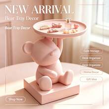 Bear-Shaped Jewelry Tray Organizer, Suitable For Jewelry, Keys, Wireless Earphones Storage, Perfect For Small Items, Home Decor, Commemorative Gift, Birthday Gift, Christmas Gift - Bear Tray - View 15