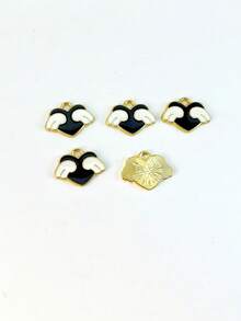 3 Styles Dopamine Color Heart, Heart Lock, Heart Wing Charms, Suitable For DIY Bracelets, Necklaces, Bag Chains, Jewelry Making - Winged Heart - View 10