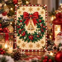 DIY Christmas Pearl Diamond Painting Kit, Pearl Handmade Craft Set, Colorful Pearl Beads Holiday Wall Decor, Christmas Home Decor Handmade, Suitable For Adults - A - View 11