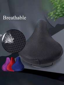 Bicycle Seat Cover Soft Cushion 3D Soft Bike Seat Cover Breathable Cycling Seat Pad Comfortable Bicycle Accessory (Random Inner Lining) - Multicolor - View 8