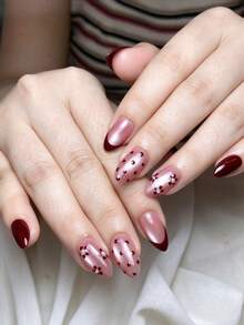 Press-On Fake Nails Suitable For Daily Wear - Multicolor - View 6