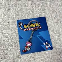 1pc Sonic Style Cartoon Metal Keychain, Video Game Character Pendant Key Ring For Backpack Purse Bags, Cool Gift For Fans & Kids - Multicolor - View 14