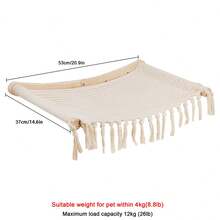 1 Cat Wall Shelf And 1 Perch, 1 Wooden Cat Hammock, 1 Cat Step Ladder, Modern Cat Furniture For Sleeping, Playing, And Climbing - Apricot - View 7
