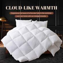 Duvets & Down Comforters - 1pc White down Duvet 205*233cm - View 4
